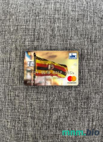 Uganda ABC bank of Uganda wygląd zdjęcia mastercard skan PSD + zdjęcie